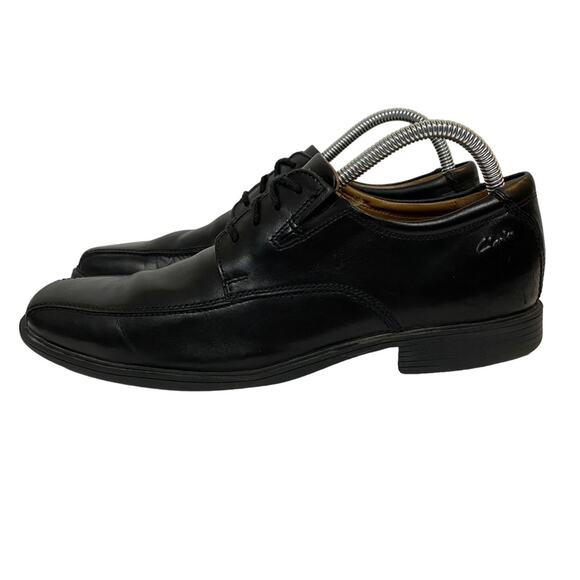 Clarks Tilden Black Apron Toe Oxford Shoes Size 8 main image 8